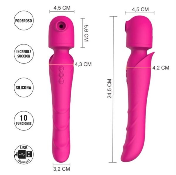 Succionador Sagittarius con vibrador - Imagen 2