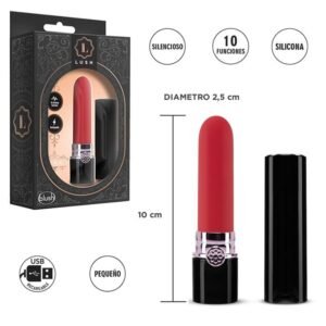 Lapiz labial vibrador con 10 modos de vibración