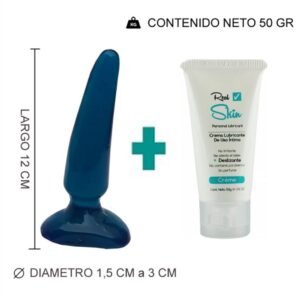 Plug anal con crema anal