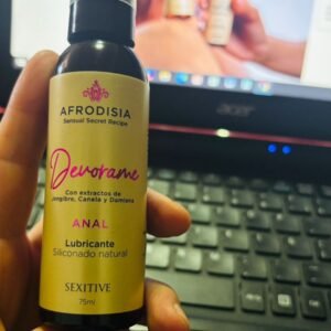 Lubricante Siliconado Natural Afrodisia Devorame - efecto calor 75ml